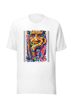 white Apo Whang Od 100% cotton T-shirt with colorful batok-inspired graphic and Batikan Baybayin design