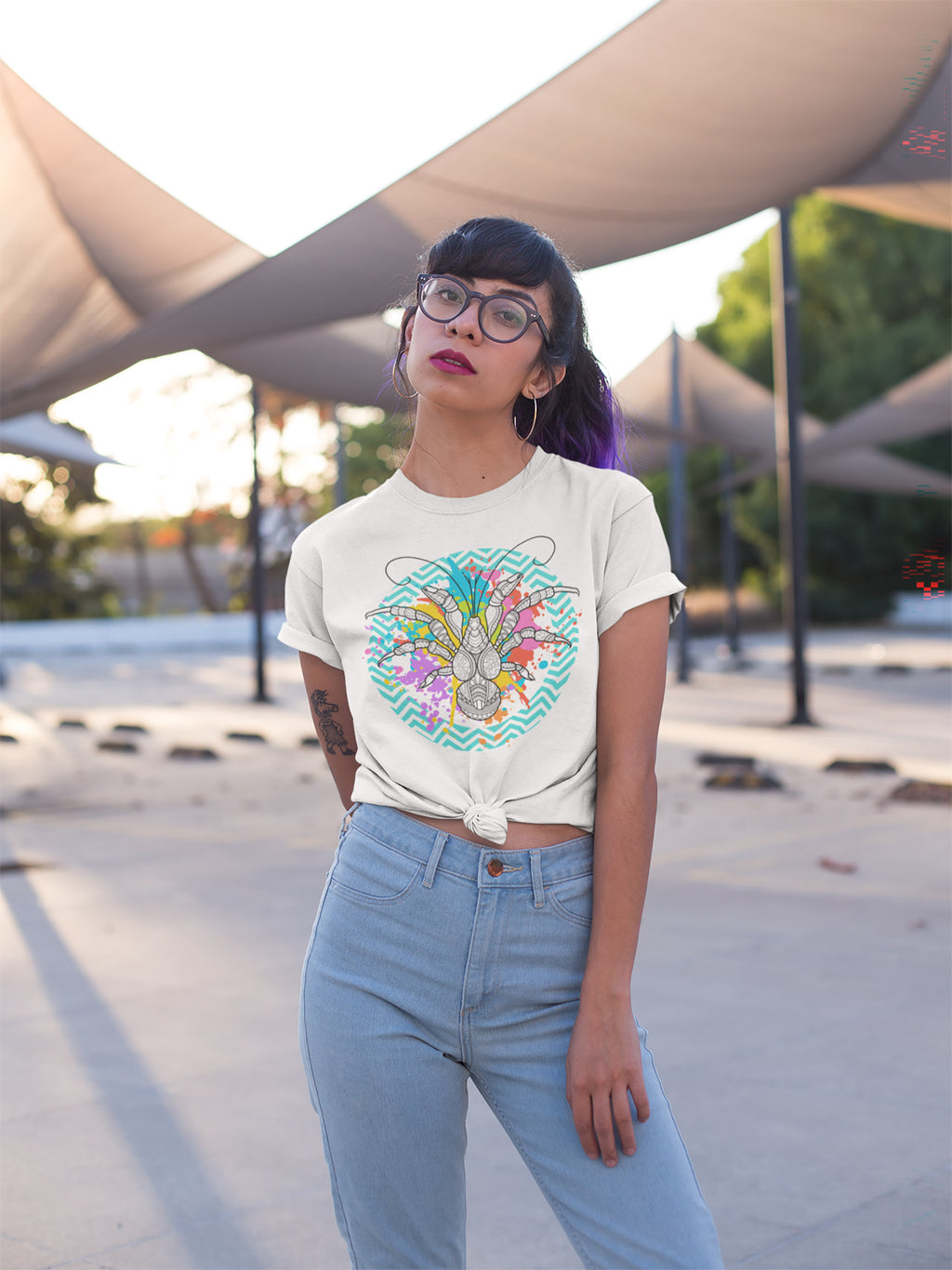 Tribal Art Coconut Crab Unisex Tee