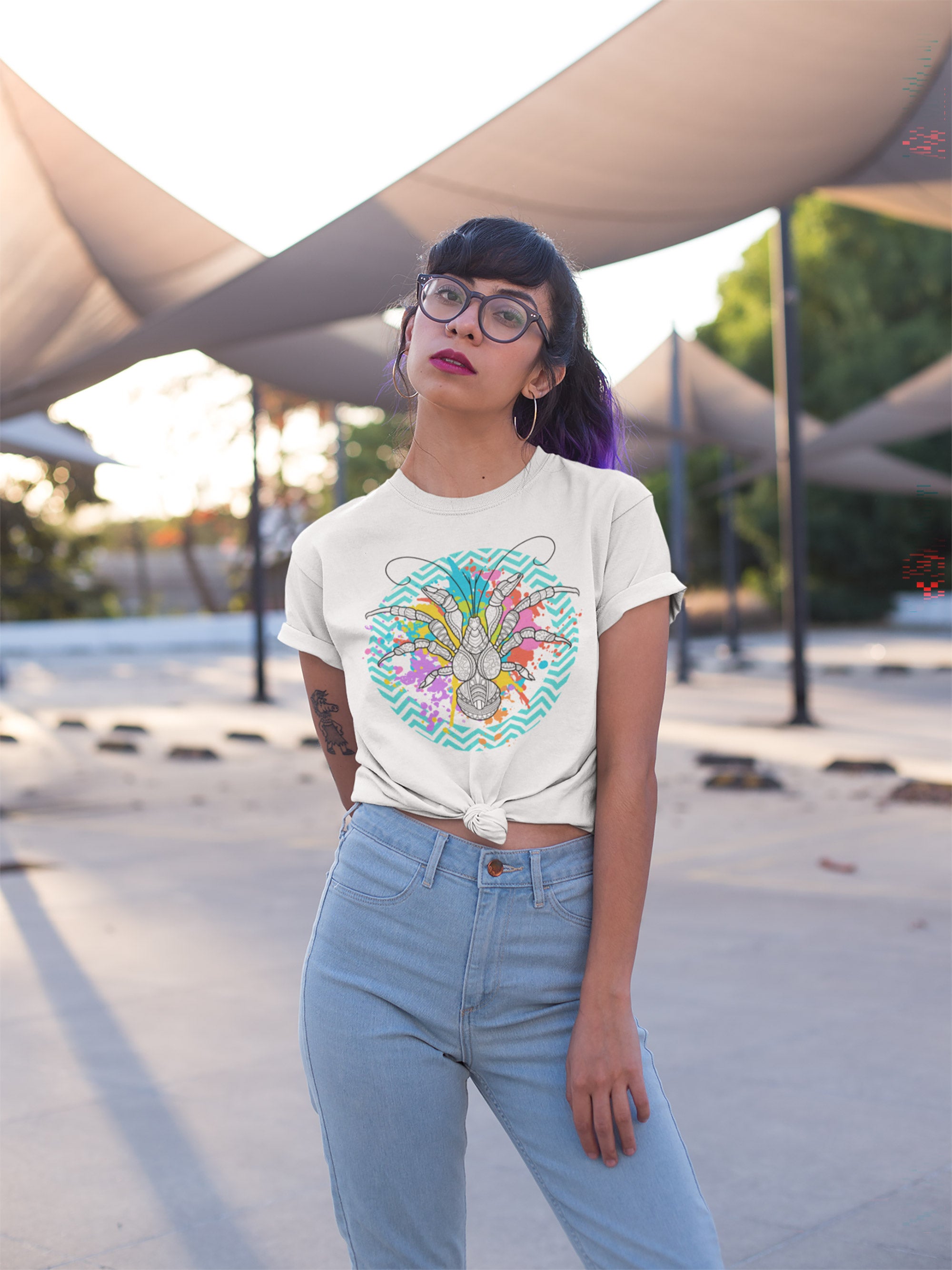 Tribal Art Coconut Crab Unisex Tee