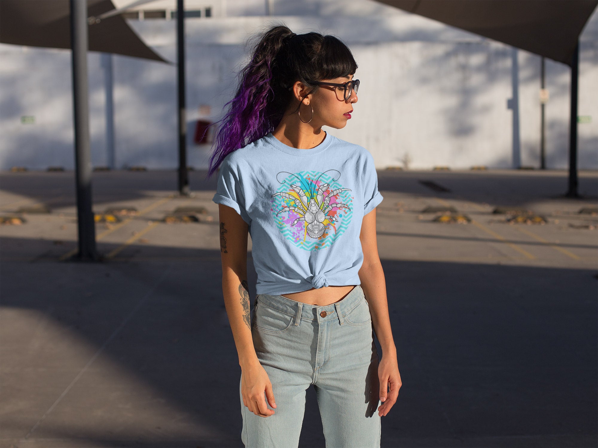 Tribal Art Coconut Crab Unisex Tee