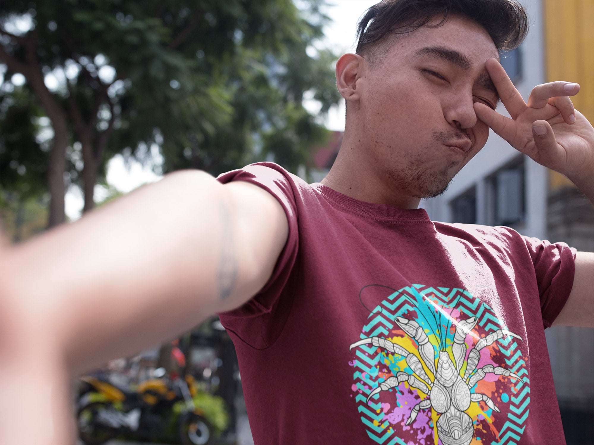 Tribal Art Coconut Crab Unisex Tee